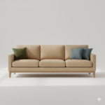 Modern Fabric Sofa – Beige